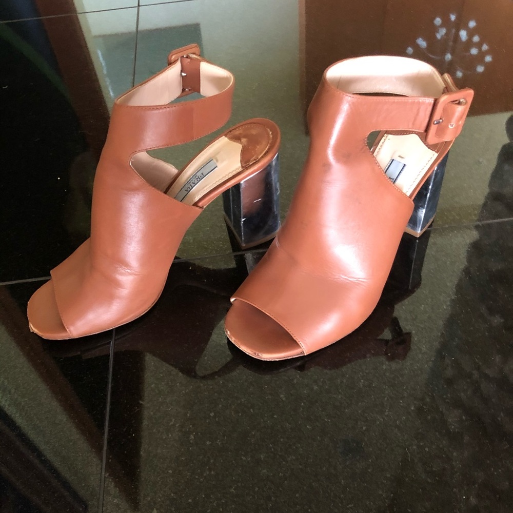 COPY - Prada Sandals with silver heel. Magical st…